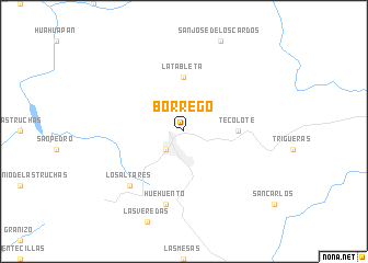 map of Borrego