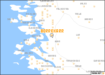 map of Borrekärr