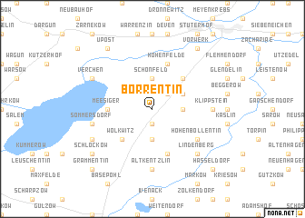 map of Borrentin