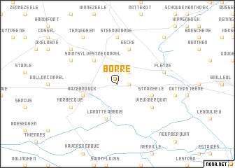 map of Borre