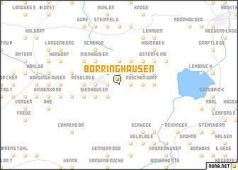 map of Borringhausen