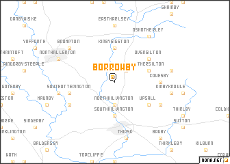 map of Borrowby