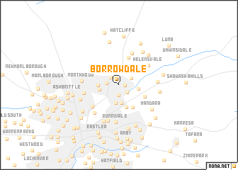 map of Borrowdale