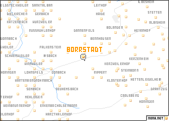 map of Börrstadt