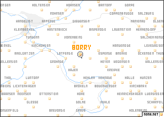 map of Börry