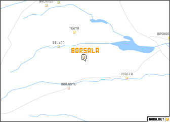 map of Bor-Sala