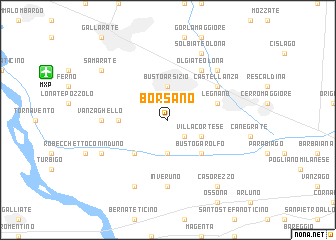 map of Borsano