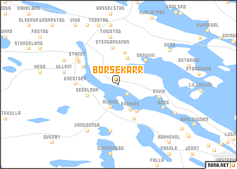 map of Börsekärr