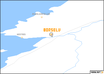 map of Børselv