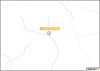 map of Borsengir