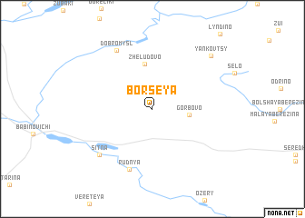 map of Borseya