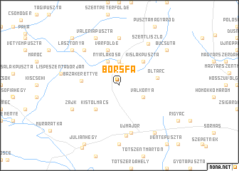 map of Borsfa