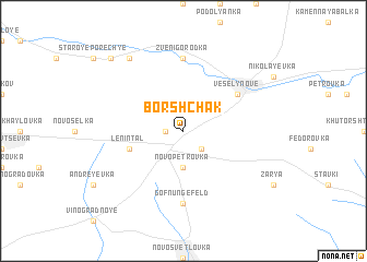 map of Borshchak