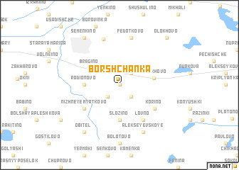 map of Borshchanka