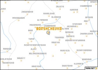 map of Borshchëvka