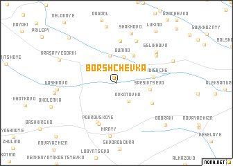 map of Borshchëvka