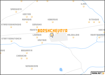 map of Borshchevnya