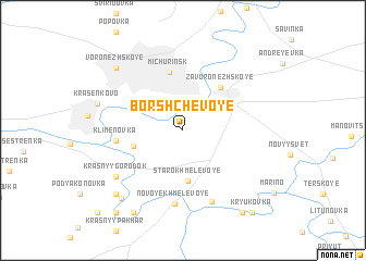 map of Borshchëvoye