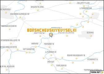 map of Borshchëvskiye Vyselki