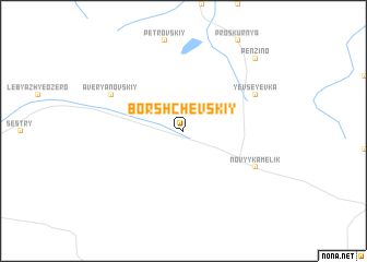 map of Borshchëvskiy