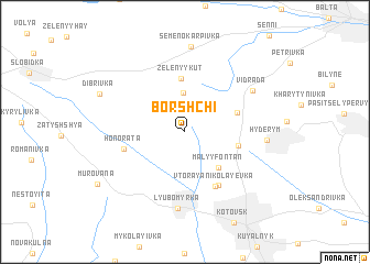 map of Borshchi