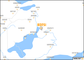 map of Borsi