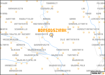 map of Borsodszirák