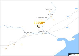 map of Borsoy