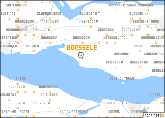 map of Borssele