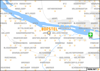 map of Borstel