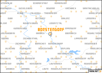 map of Borstendorf