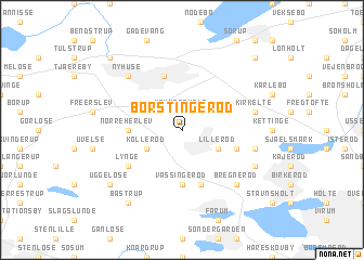 map of Børstingerød