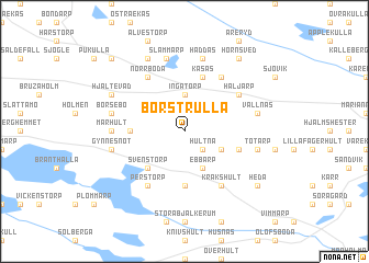 map of Borstrulla