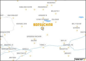 map of Borsuchina