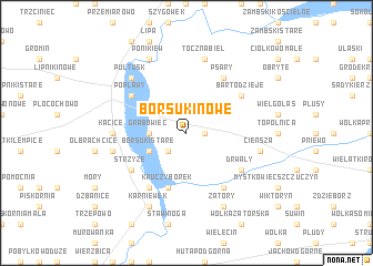 map of Borsuki Nowe