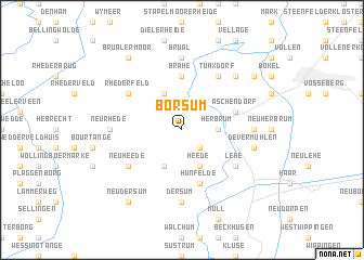 map of Borsum