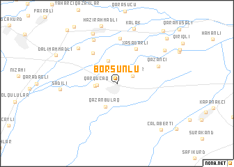 map of Borsunlu