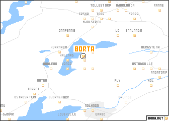 map of Börta