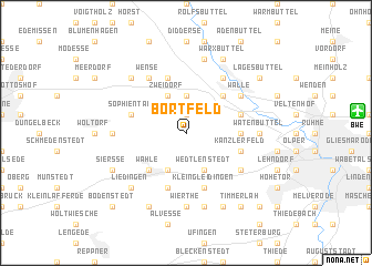 map of Bortfeld