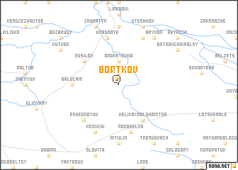 map of Bortkov