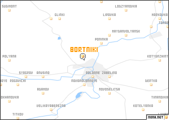 map of Bortniki