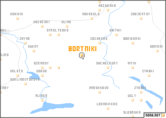 map of Bortniki