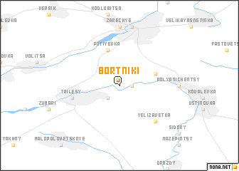 map of Bortniki
