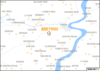 map of Bortniki