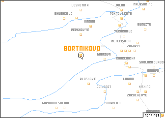 map of Bortnikovo