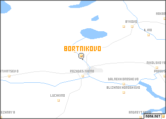 map of Bortnikovo