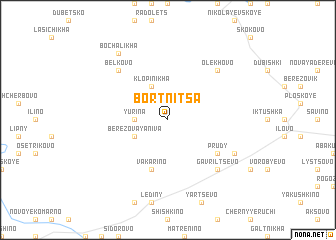 map of Bortnitsa