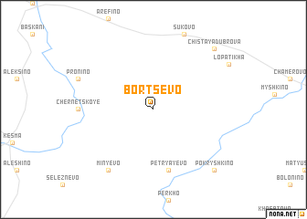 map of Bortsevo