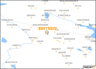 map of Bortsovo