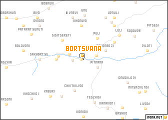 map of Bortsvana